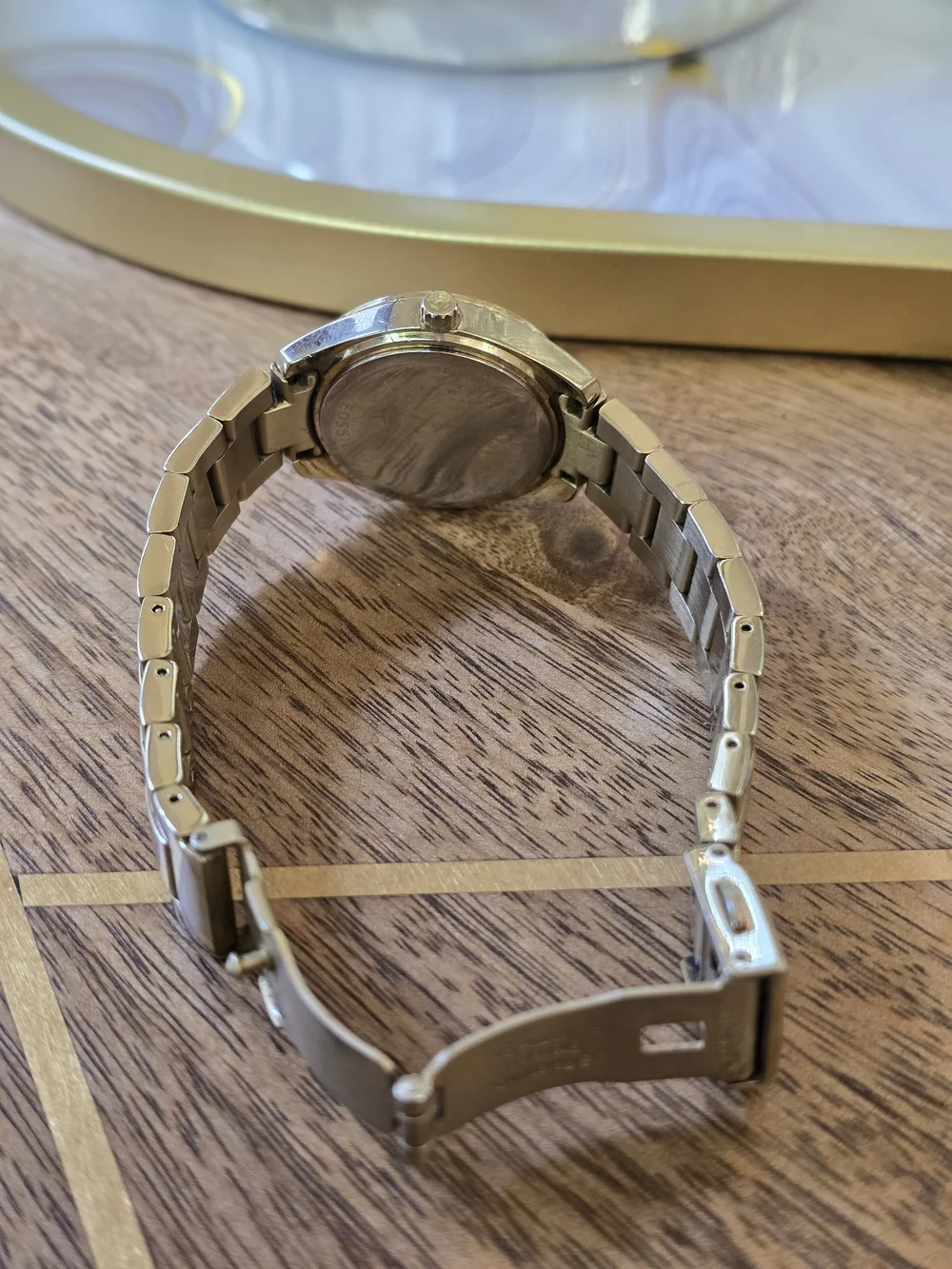 Fossil Women's Silver Crystal Accent Stainless Steel Watch - Silver